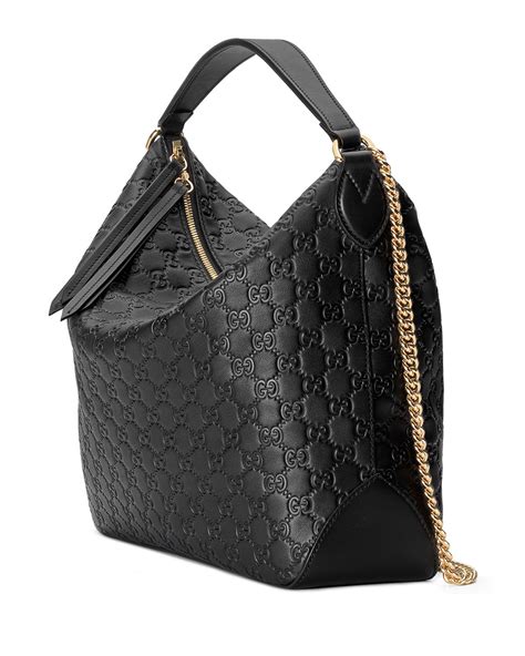 gucci hobo handbags|Gucci guccissima hobo bag.